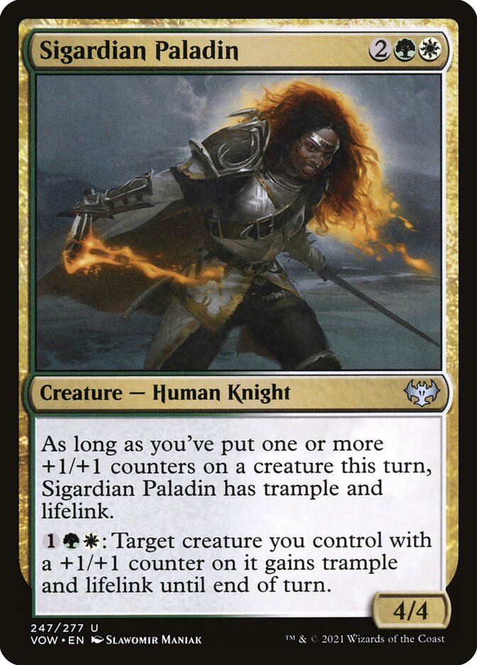 Sigardian Paladin 247 (Innistrad: Crimson Vow)  - Foil | Good Games Adelaide SA