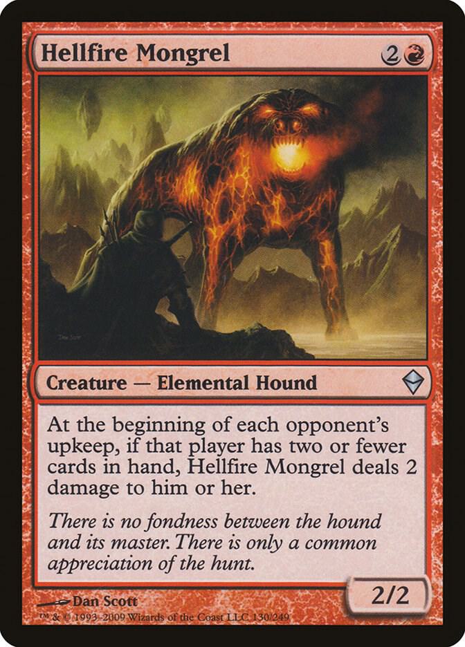 Hellfire Mongrel 130 (Zendikar)  | Good Games Adelaide SA