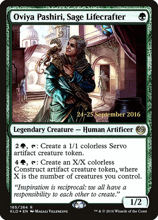 Oviya Pashiri, Sage Lifecrafter [Kaladesh Promos] | Good Games Adelaide SA
