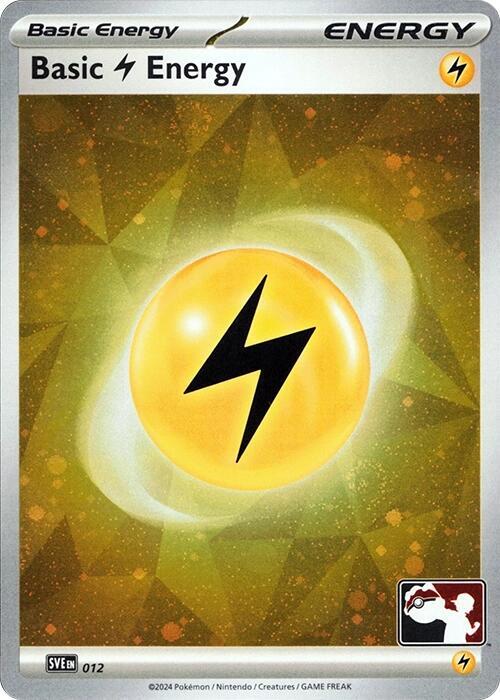 Basic Lightning Energy 012 (Prize Pack Series Cards)  - Cosmo Holofoil | Good Games Adelaide SA