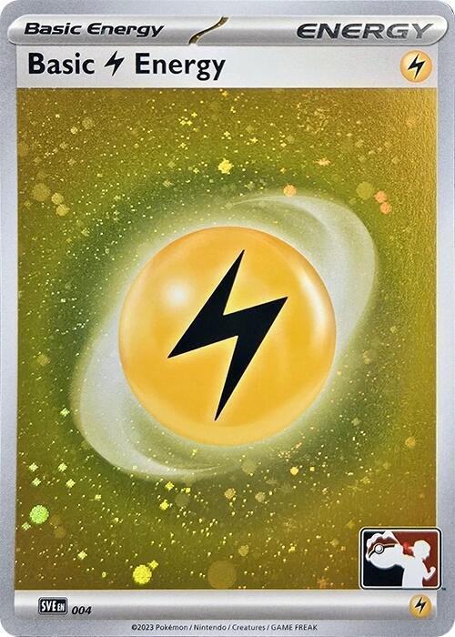 Basic Lightning Energy 12 (Prize Pack Series Cards)  - Cosmo Holofoil | Good Games Adelaide SA