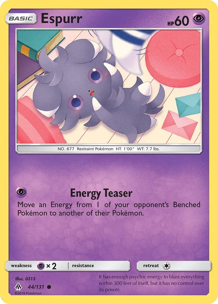 Espurr 44/131 (SM - Forbidden Light)  | Good Games Adelaide SA