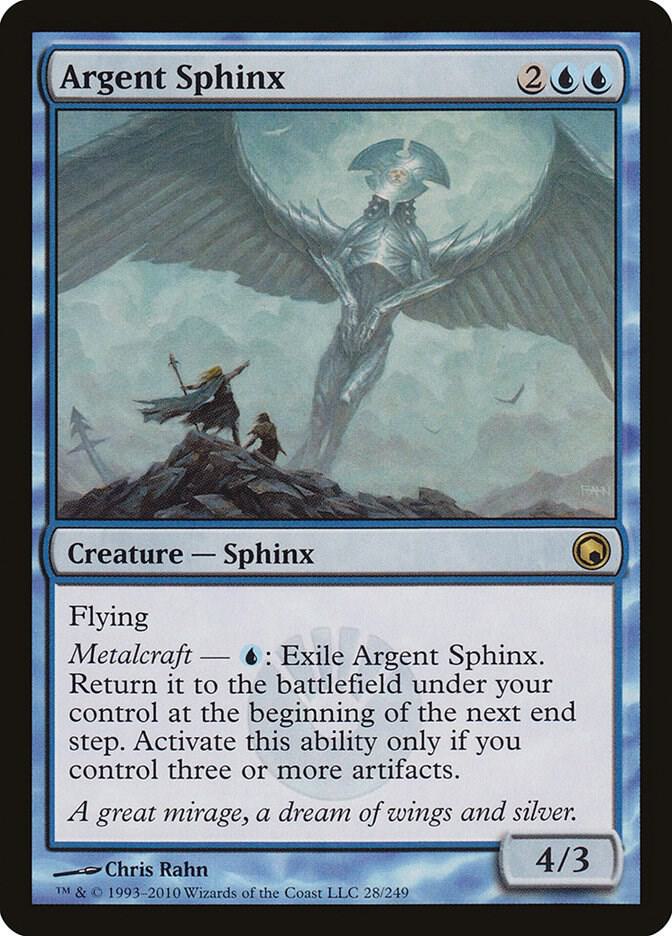 Argent Sphinx 28 (Scars of Mirrodin)  - Foil | Good Games Adelaide SA