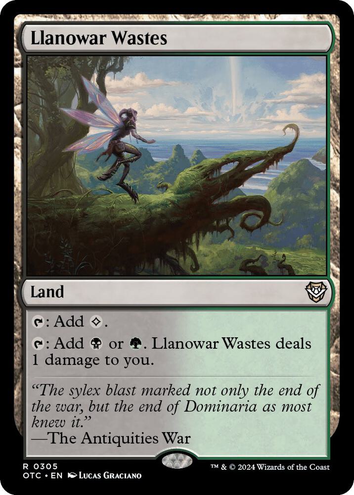Llanowar Wastes 305 (Commander: Outlaws of Thunder Junction)  | Good Games Adelaide SA