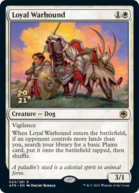 Loyal Warhound 23 (Prerelease Cards)  - Foil | Good Games Adelaide SA