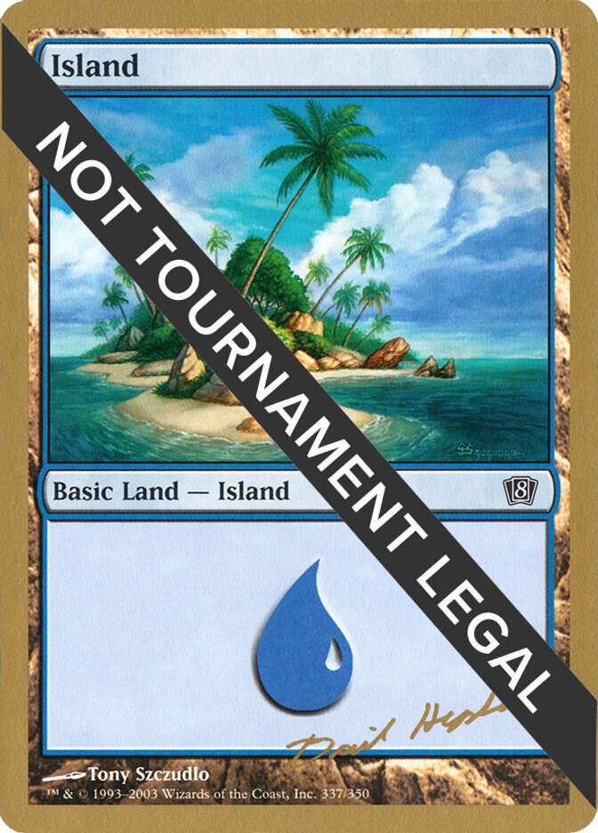 Island 337 2003 Daniel Zink 8ED dz337/142 (World Championship Decks)  | Good Games Adelaide SA