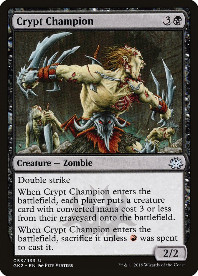 Crypt Champion [Ravnica Allegiance Guild Kit] | Good Games Adelaide SA
