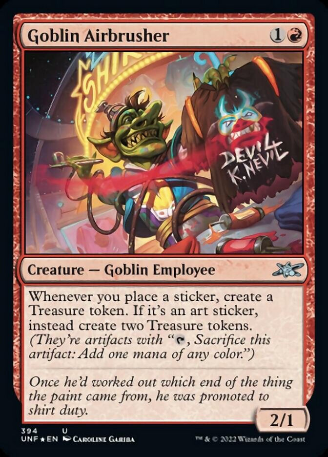 Goblin Airbrusher (Galaxy Foil) [Unfinity] | Good Games Adelaide SA