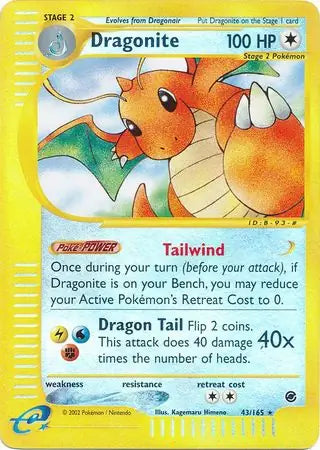 Dragonite 043/165 (Expedition)  - Reverse Holofoil | Good Games Adelaide SA