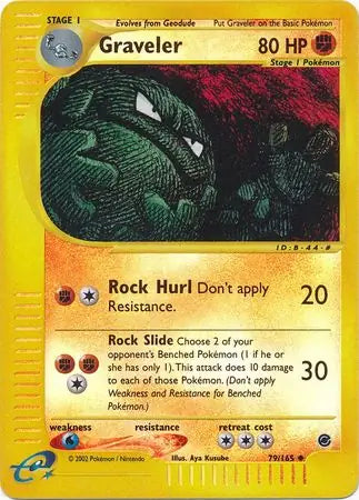 Graveler 079/165 (Expedition)  - Reverse Holofoil | Good Games Adelaide SA
