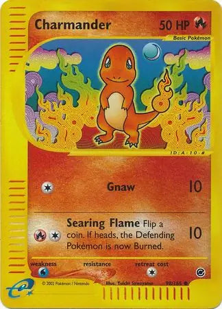 Charmander 098/165 (Expedition)  - Reverse Holofoil | Good Games Adelaide SA
