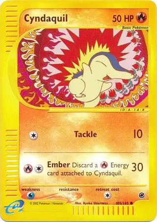 Cyndaquil  105/165 (Expedition)  - Reverse Holofoil | Good Games Adelaide SA