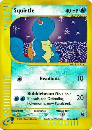 Squirtle 132/165 (Expedition)  | Good Games Adelaide SA