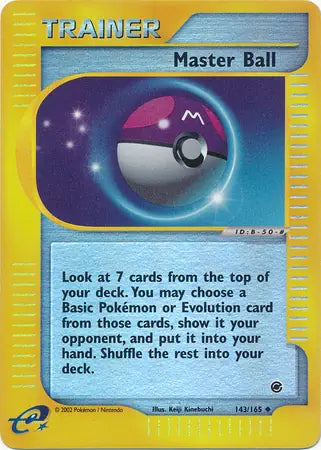 Master Ball 143/165 (Expedition)  - Reverse Holofoil | Good Games Adelaide SA