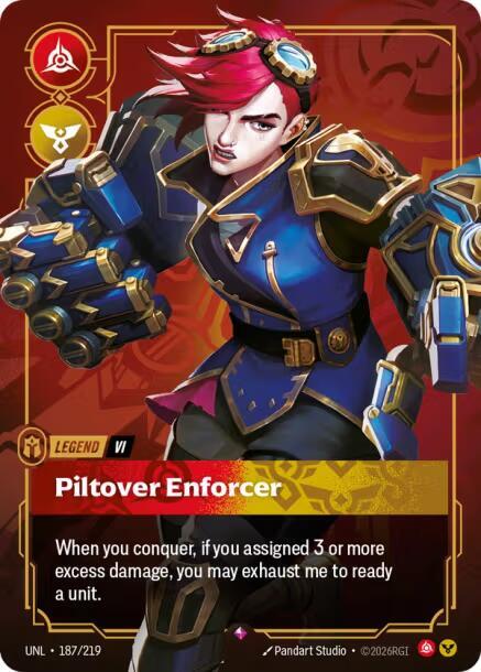 Vi - Piltover 187/219 (Unleashed)  - Foil | Good Games Adelaide SA