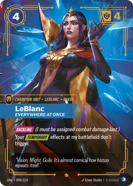 LeBlanc - Everywhere At Once 090/219 (Unleashed)  - Foil | Good Games Adelaide SA
