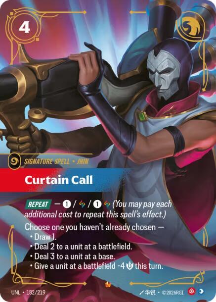 Curtain Call 182/219 (Unleashed)  - Foil | Good Games Adelaide SA
