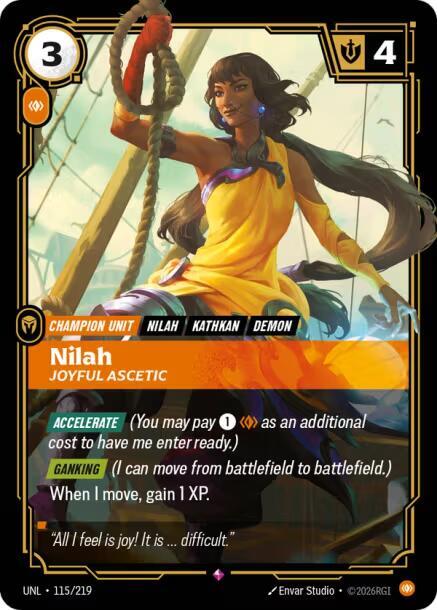 Nilah - Joyful Ascetic 115/219 (Unleashed)  - Foil | Good Games Adelaide SA