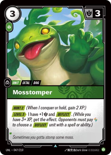 Mosstomper 47/219 (Unleashed)  - Foil | Good Games Adelaide SA