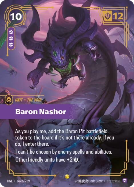 Baron Nashor 147a/219 (Unleashed)  - Foil | Good Games Adelaide SA
