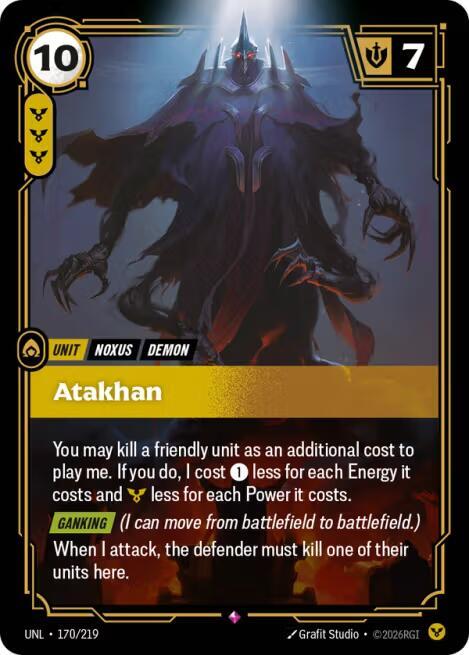 Atakhan 170/219 (Unleashed)  - Foil | Good Games Adelaide SA
