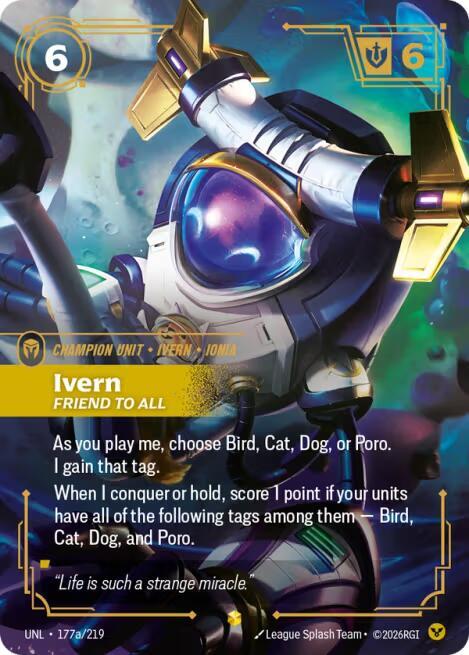 Ivern - Friend to All 177a/219 (Unleashed)  - Foil | Good Games Adelaide SA
