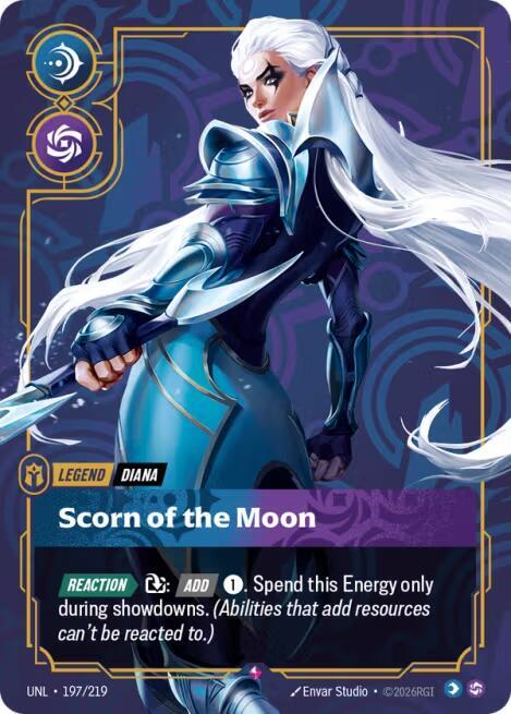 Diana - Scorn of the Moon 197/219 (Unleashed)  - Foil | Good Games Adelaide SA