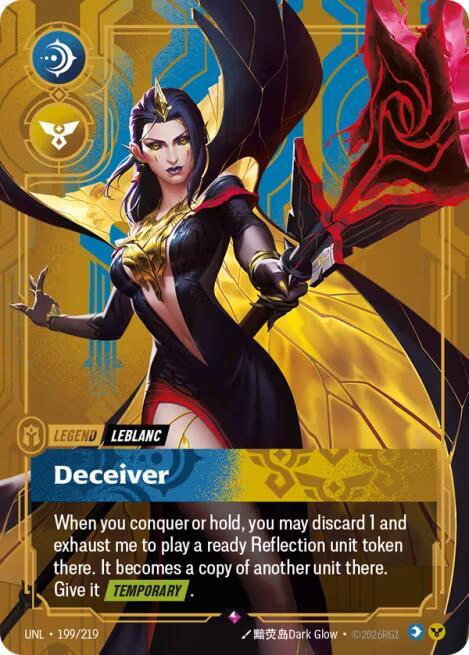 LeBlanc - Deceiver 199/219 (Unleashed)  - Foil | Good Games Adelaide SA