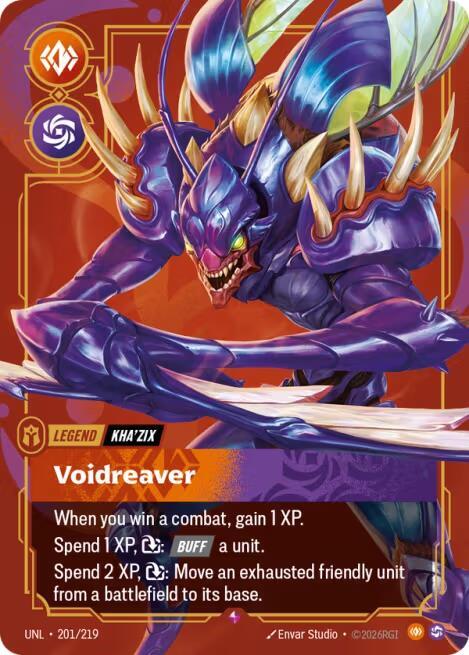 Kha'Zix - Voidreaver 201/219 (Unleashed)  - Foil | Good Games Adelaide SA