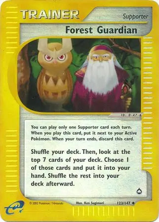 Forest Guardian 123/147 (Aquapolis)  - Reverse Holofoil | Good Games Adelaide SA