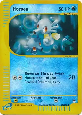 Horsea  085/147 (Aquapolis)  - Reverse Holofoil | Good Games Adelaide SA