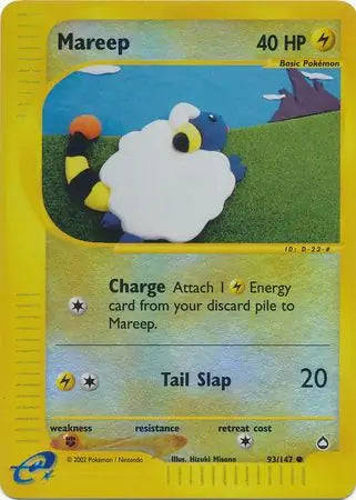 Mareep 093/147 (Aquapolis)  - Reverse Holofoil | Good Games Adelaide SA