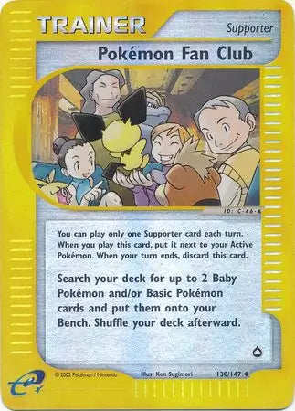 Pokemon Fan Club 130/147 (Aquapolis)  - Reverse Holofoil | Good Games Adelaide SA