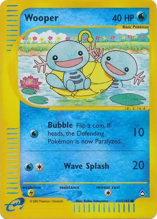 Wooper 117/147 (Aquapolis)  - Reverse Holofoil | Good Games Adelaide SA