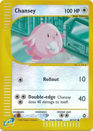Chansey 069/147 (Aquapolis)  - Reverse Holofoil | Good Games Adelaide SA