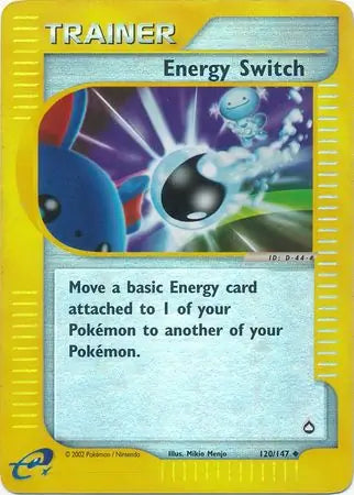Energy Switch 120/147 (Aquapolis)  - Reverse Holofoil | Good Games Adelaide SA