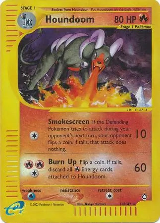 Houndoom  014/147 (Aquapolis)  - Reverse Holofoil | Good Games Adelaide SA