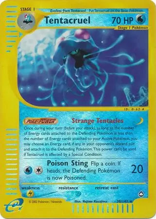 Tentacruel 038/147 (Aquapolis)  - Reverse Holofoil | Good Games Adelaide SA