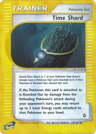 Time Shard 135/147 (Aquapolis)  - Reverse Holofoil | Good Games Adelaide SA