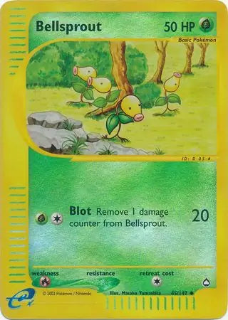 Bellsprout  045/147 (Aquapolis)  - Reverse Holofoil | Good Games Adelaide SA