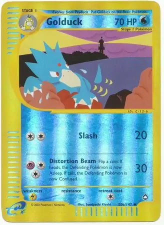 Golduck  050b/147 (Aquapolis)  - Reverse Holofoil | Good Games Adelaide SA
