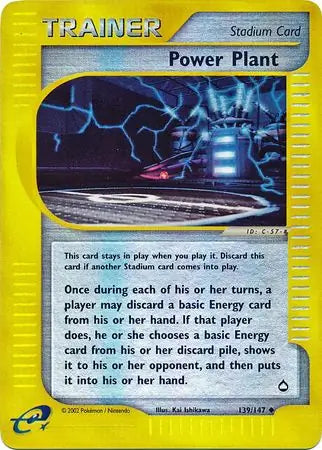 Power Plant 139/147 (Aquapolis)  - Reverse Holofoil | Good Games Adelaide SA