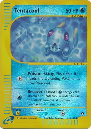 Tentacool 113/147 (Aquapolis)  - Reverse Holofoil | Good Games Adelaide SA