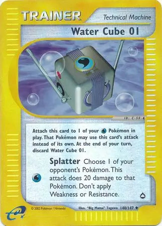 Water Cube 01 140/147 (Aquapolis)  - Reverse Holofoil | Good Games Adelaide SA