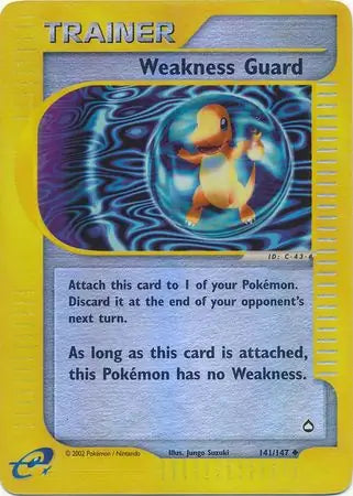 Weakness Guard 141/147 (Aquapolis)  - Reverse Holofoil | Good Games Adelaide SA