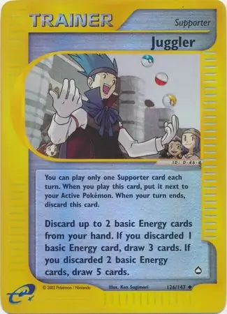 Juggler 126/147 (Aquapolis)  - Reverse Holofoil | Good Games Adelaide SA