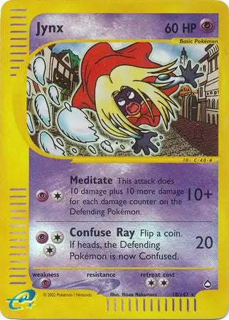 Jynx 018/147 (Aquapolis)  - Reverse Holofoil | Good Games Adelaide SA