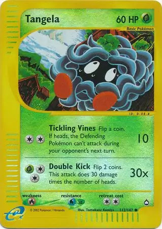 Tangela 112/147 (Aquapolis)  - Reverse Holofoil | Good Games Adelaide SA