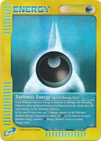 Darkness Energy 142/147 (Aquapolis)  - Reverse Holofoil | Good Games Adelaide SA