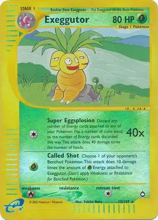 Exeggutor  012/147 (Aquapolis)  - Reverse Holofoil | Good Games Adelaide SA
